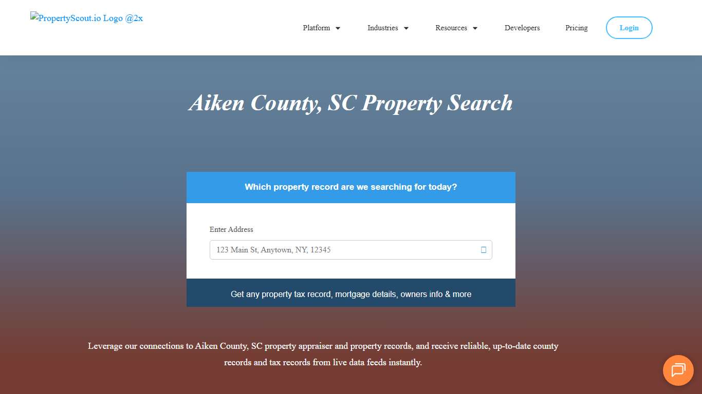 Aiken County, SC Property Records Search - Propertyscout.io